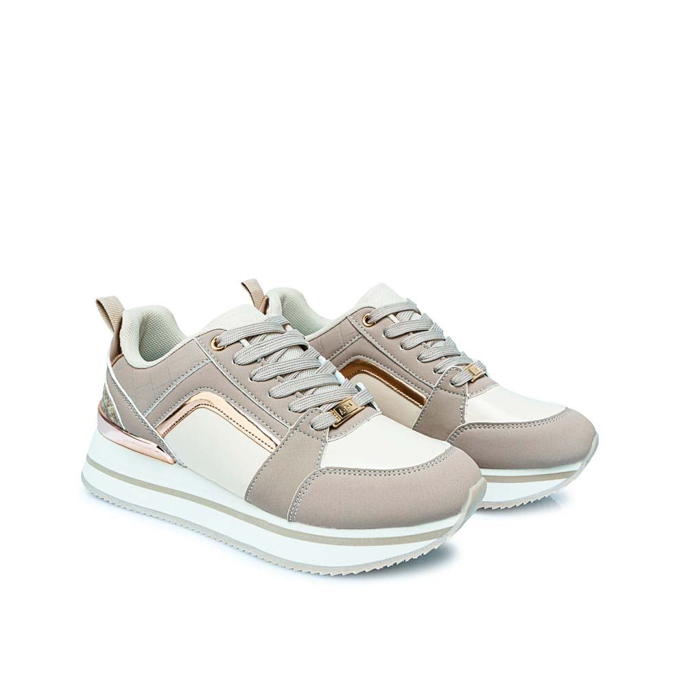 ZAPATILLA CASUAL VALE-2505 TAU/ORO RO ADV - 3