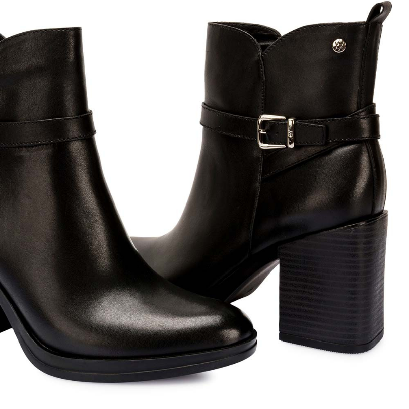 BOTIN JODHPUR FER-2543 NEGRO CUERO VIALE - 2