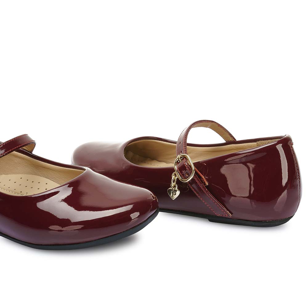 ZAPATO BALLERINA CASUAL MADIS-2520 VINO PIAZZA KIDS - 2