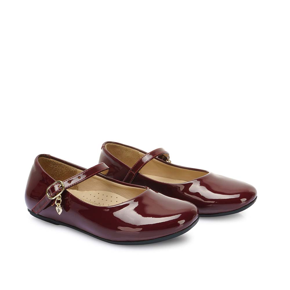 ZAPATO BALLERINA CASUAL MADIS-2520 VINO PIAZZA KIDS - 3