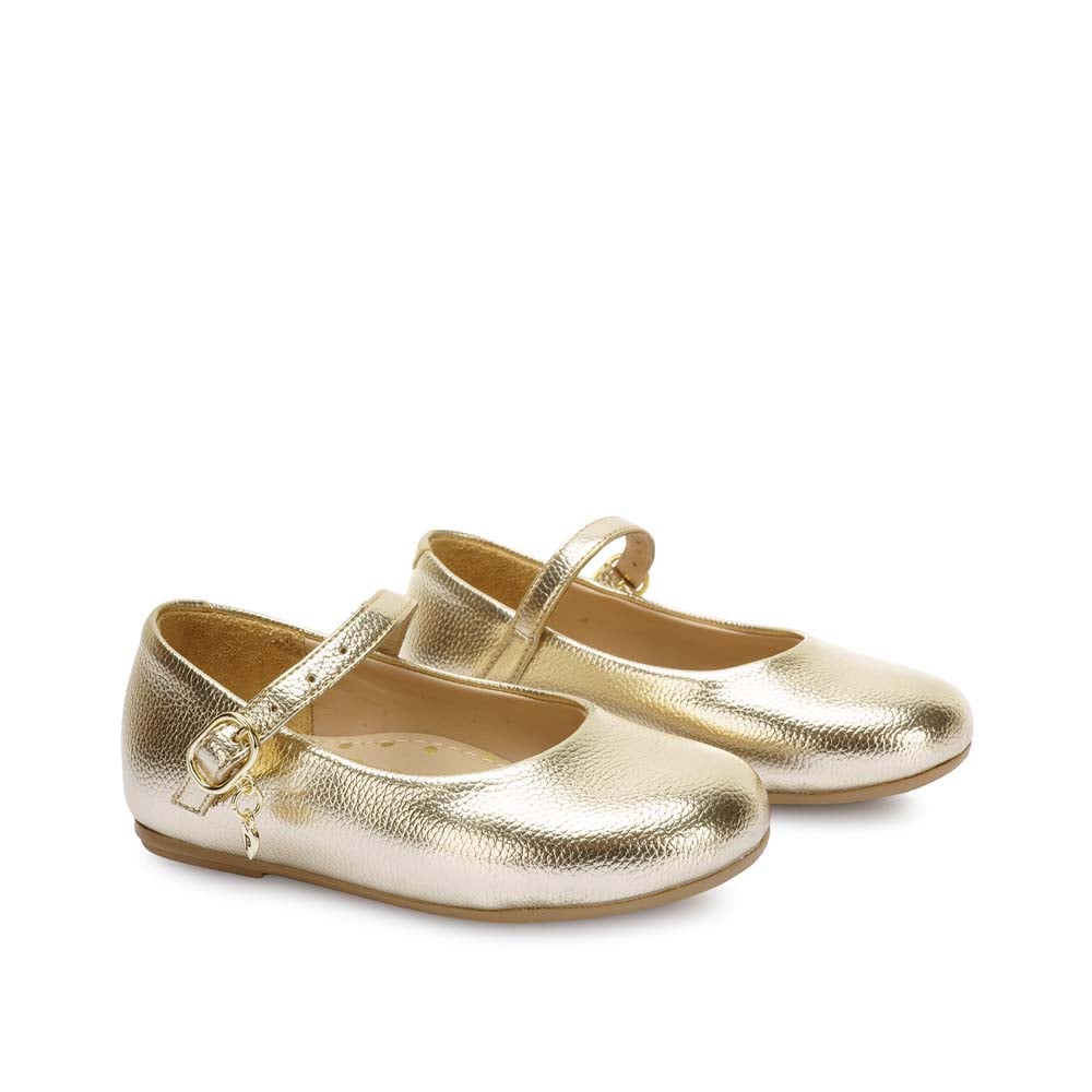 ZAPATO BALLERINA CASUAL MADIS-2519 DORADO PIAZZA KIDS - 3
