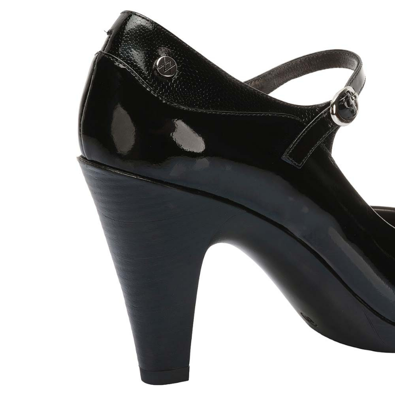 ZAPATO REINA CASUAL ALE-2532 NEGRO VIALE CUERO - 3