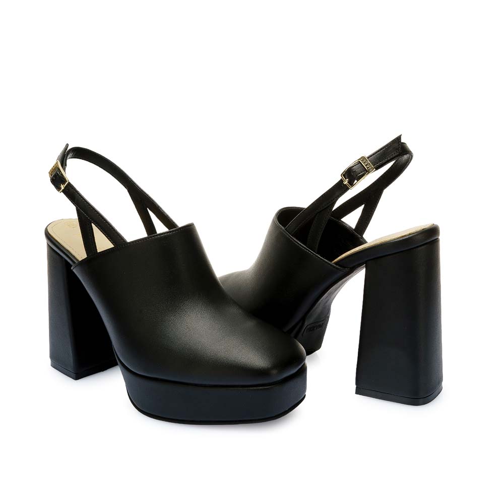 ZAPATO SUECO CASUAL KATHE-2537 NEGRO PIAZZA - 2