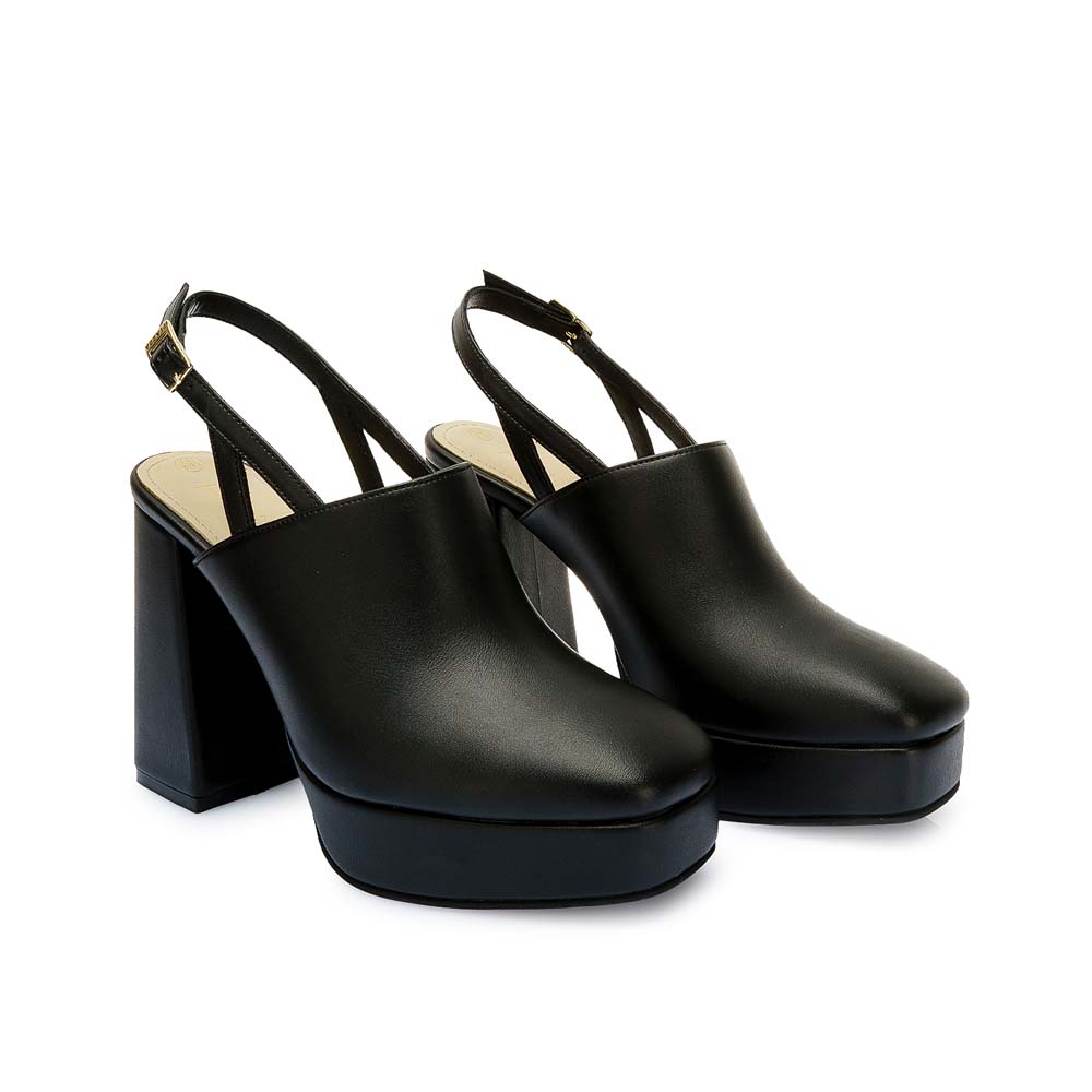 ZAPATO SUECO CASUAL KATHE-2537 NEGRO PIAZZA - 3