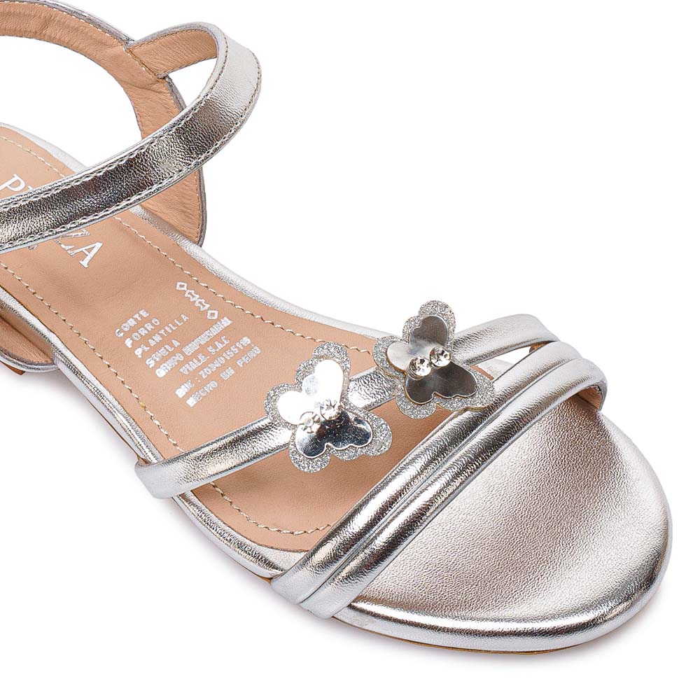 SANDALIA D'ORSAY MADIS-2605 PLATA PIAZZA KIDS - 3