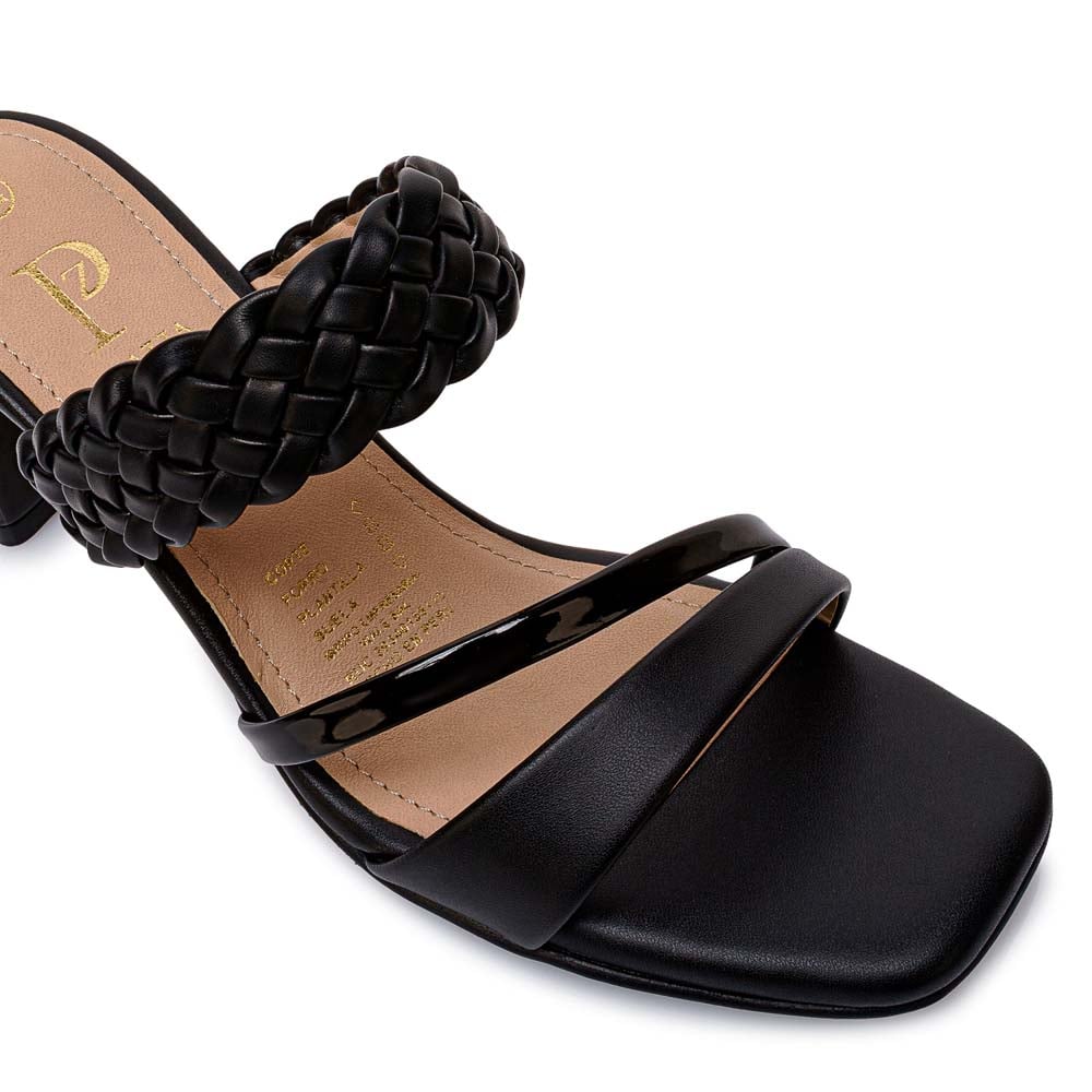 SANDALIA D'ORSAY CASUAL DON-2610 NEGRO PIAZZA - 3