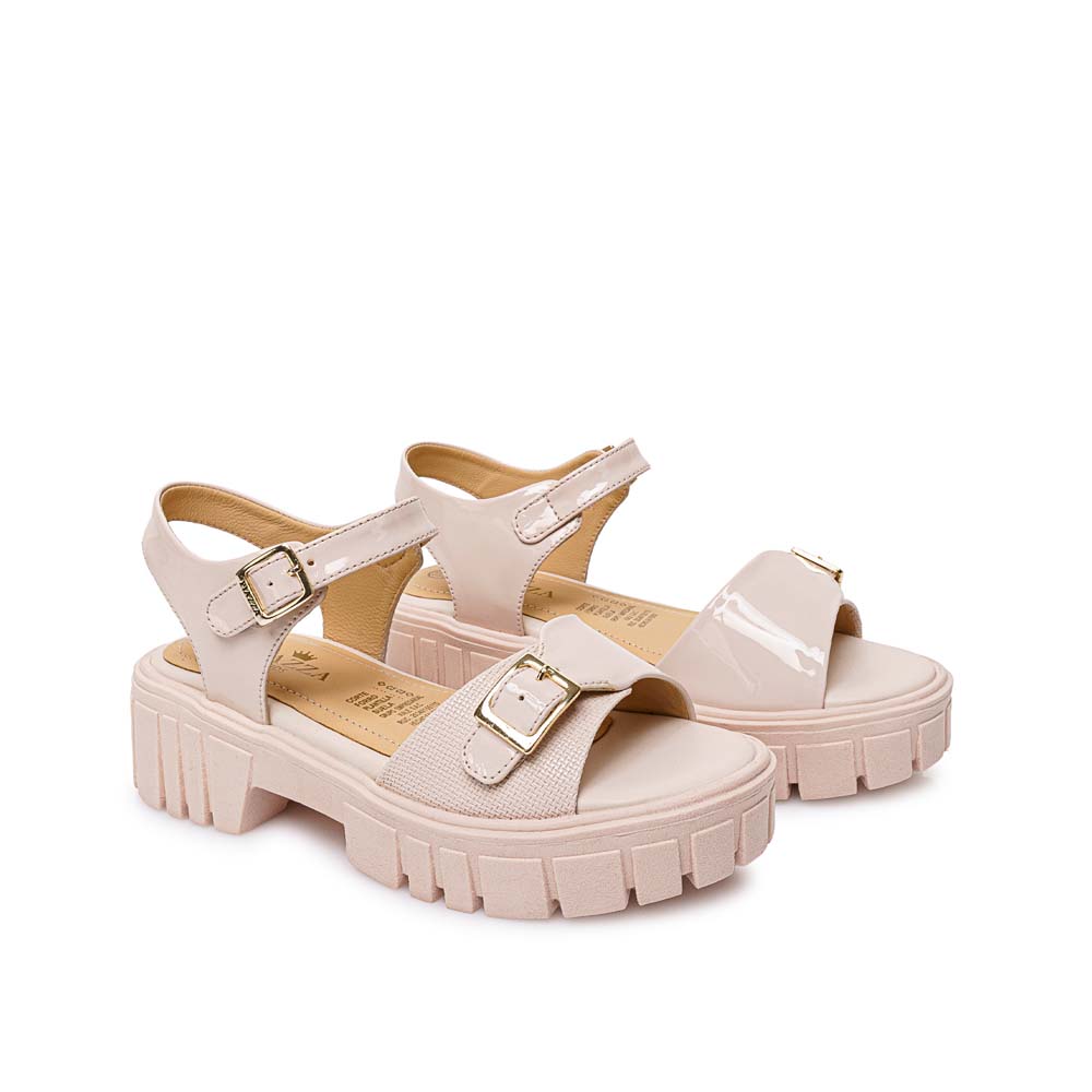 SANDALIA D'ORSAY CASUAL LIA-2602 HUESO PIAZZA KIDS - 4