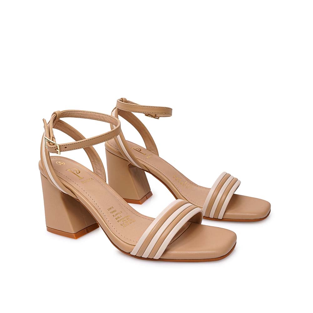 SANDALIA D'ORSAY CASUAL DON-2605 BEIGE/HUESO PIAZZA - 4