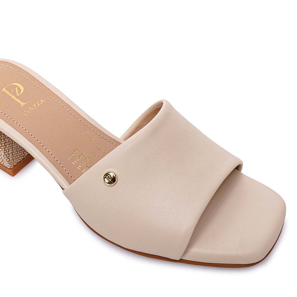 SANDALIA SLIDE CASUAL DON-2611 HUESO PIAZZA - 3