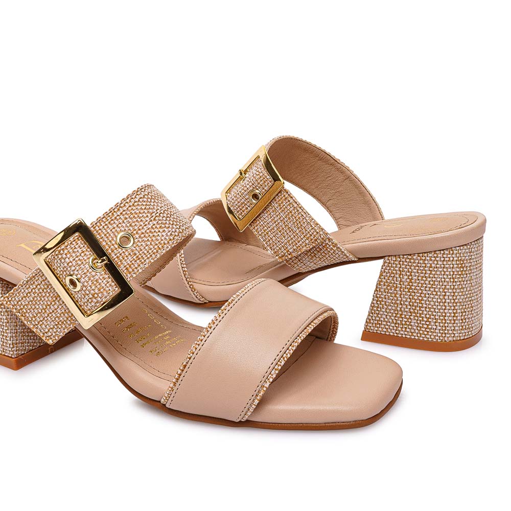 SANDALIA D'ORSAY CASUAL DON-2614 BEIGE PIAZZA - 2