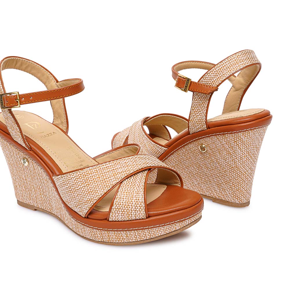 SANDALIA D'ORSAY CASUAL WAL-2609 HUESO/NATURAL PIAZZA - 2