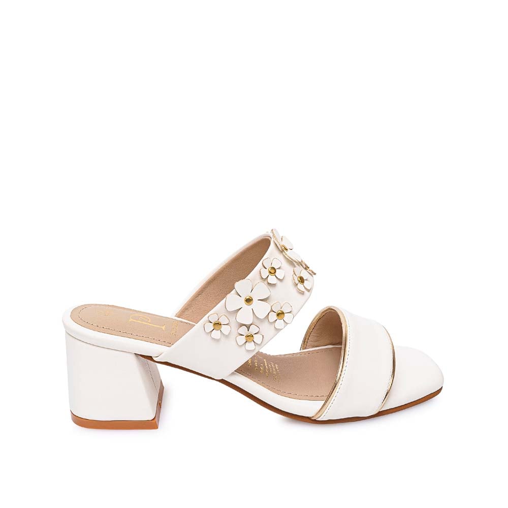 SANDALIA D'ORSAY CASUAL DON-2615 BLANCO PIAZZA - 1