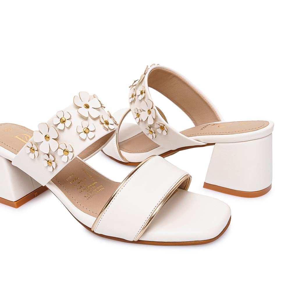 SANDALIA D'ORSAY CASUAL DON-2615 BLANCO PIAZZA - 2