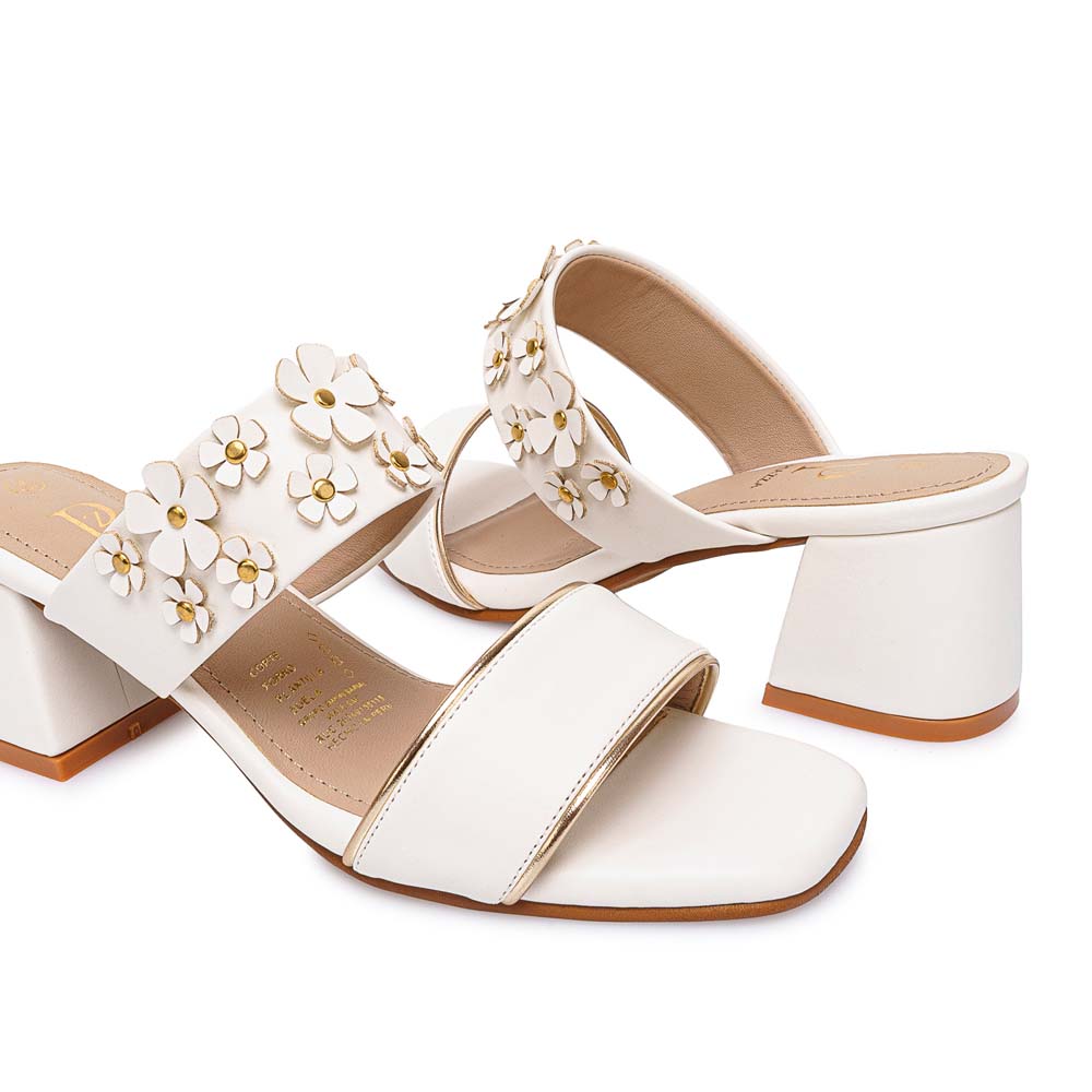 SANDALIA D'ORSAY CASUAL DON-2615 BLANCO PIAZZA - 2