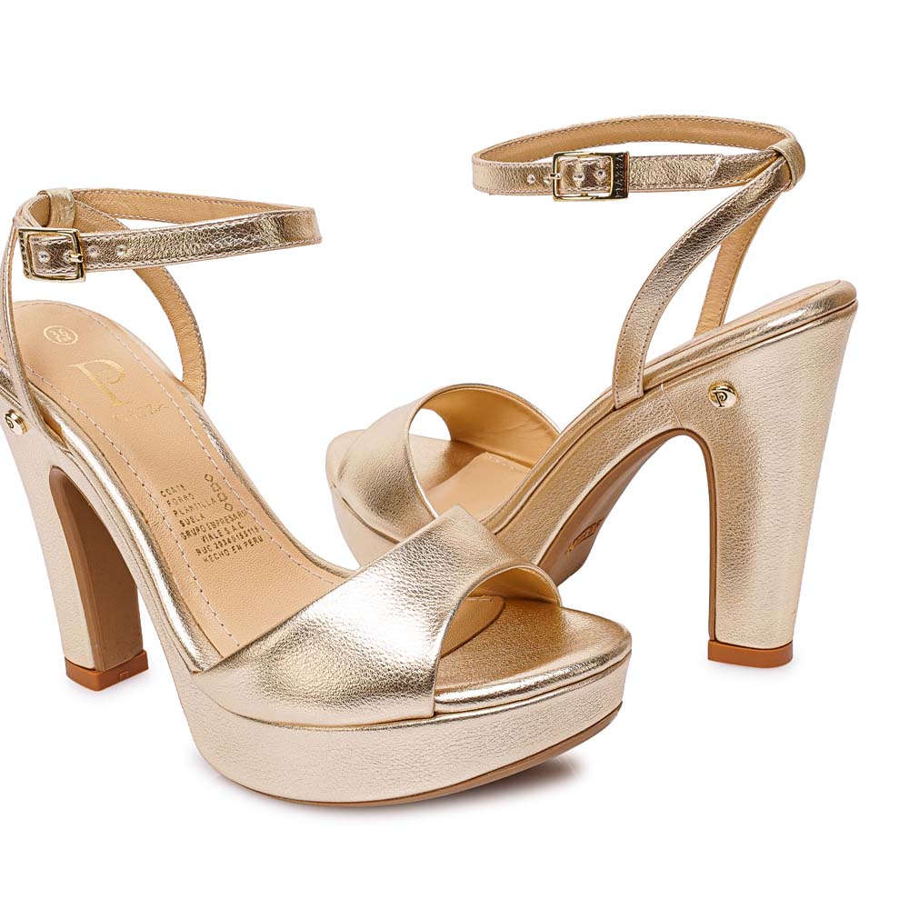 SANDALIA D'ORSAY CASUAL DEXA-2606 DORADO PIAZZA - 2