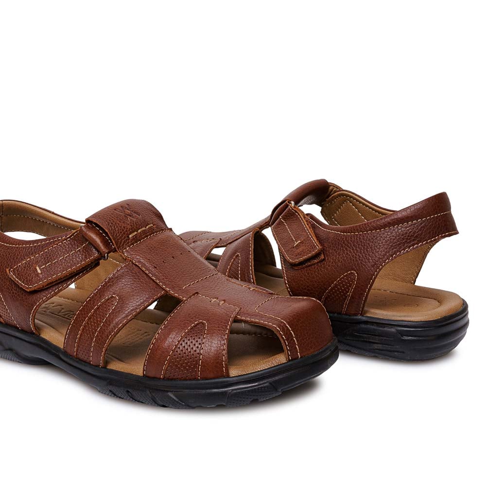 SANDALIA FRANCISCANA CASUAL ANGELO-2605 TOFFE VIALE HOMME - 2