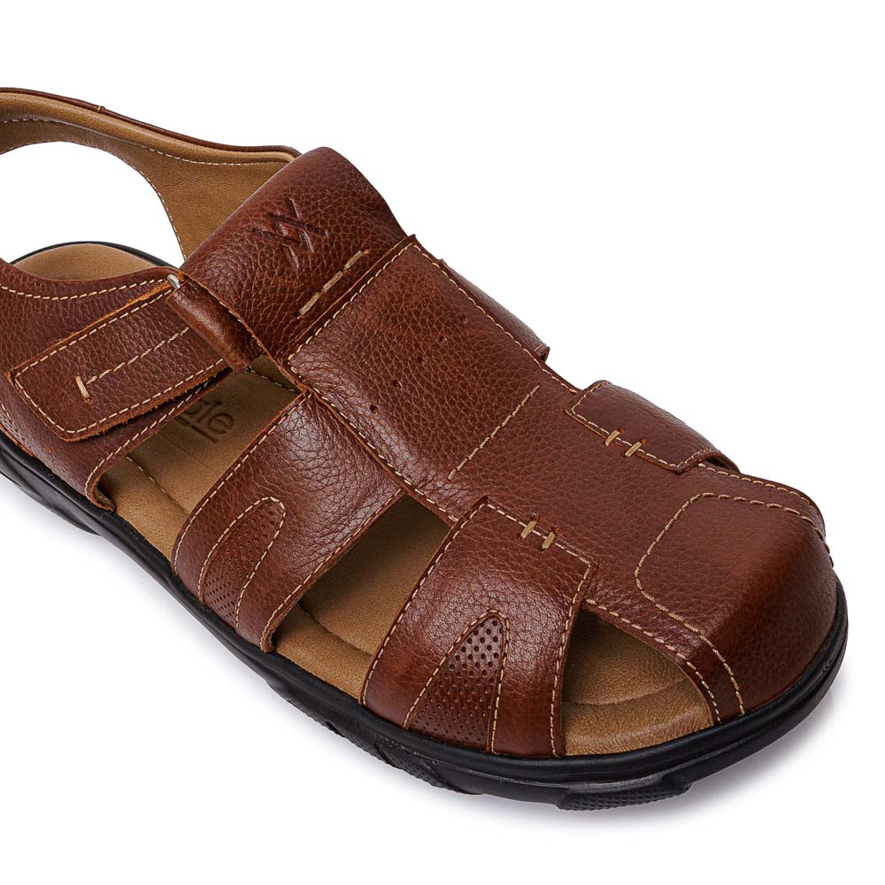 SANDALIA FRANCISCANA CASUAL ANGELO-2605 TOFFE VIALE HOMME - 3