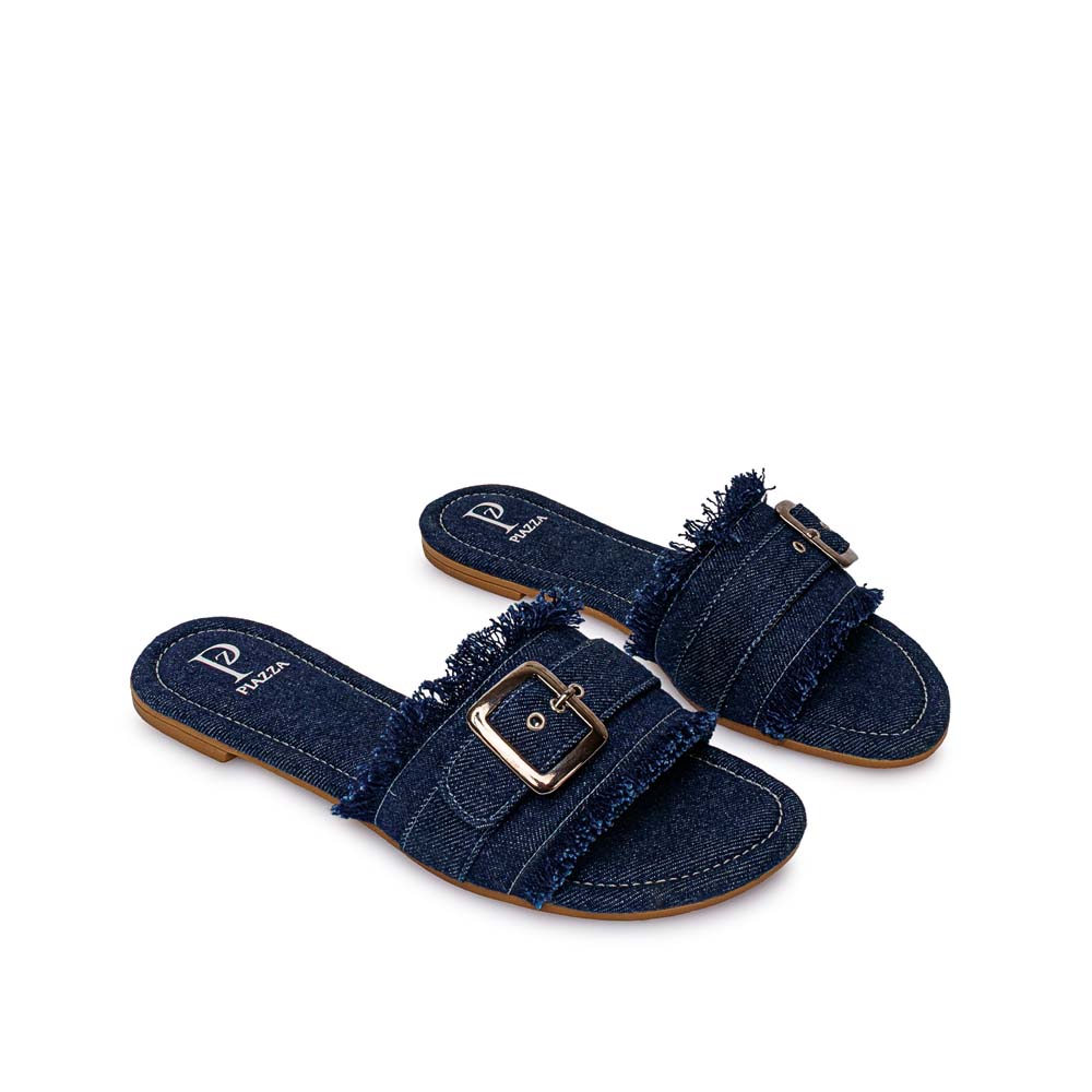 SANDALIA SLIDE CASUAL CESI-2607 DENIM PIAZZA - 5