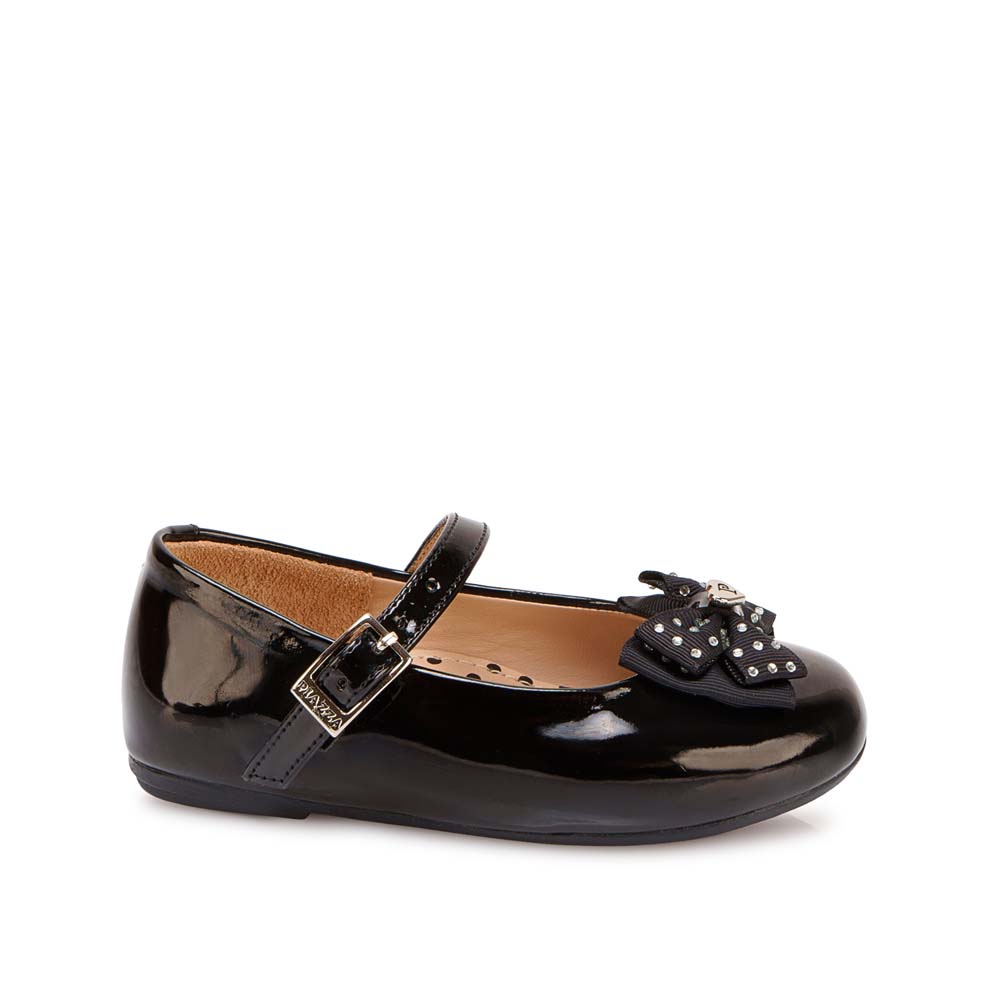 ZAPATO BALLERINA CASUAL MADIS-2610 NEGRO PIAZZA KIDS - 1