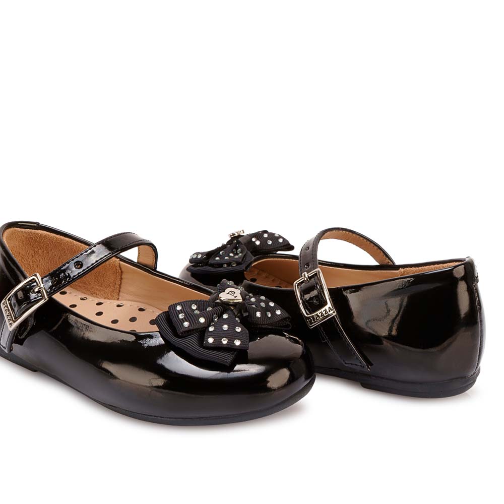ZAPATO BALLERINA CASUAL MADIS-2610 NEGRO PIAZZA KIDS - 2