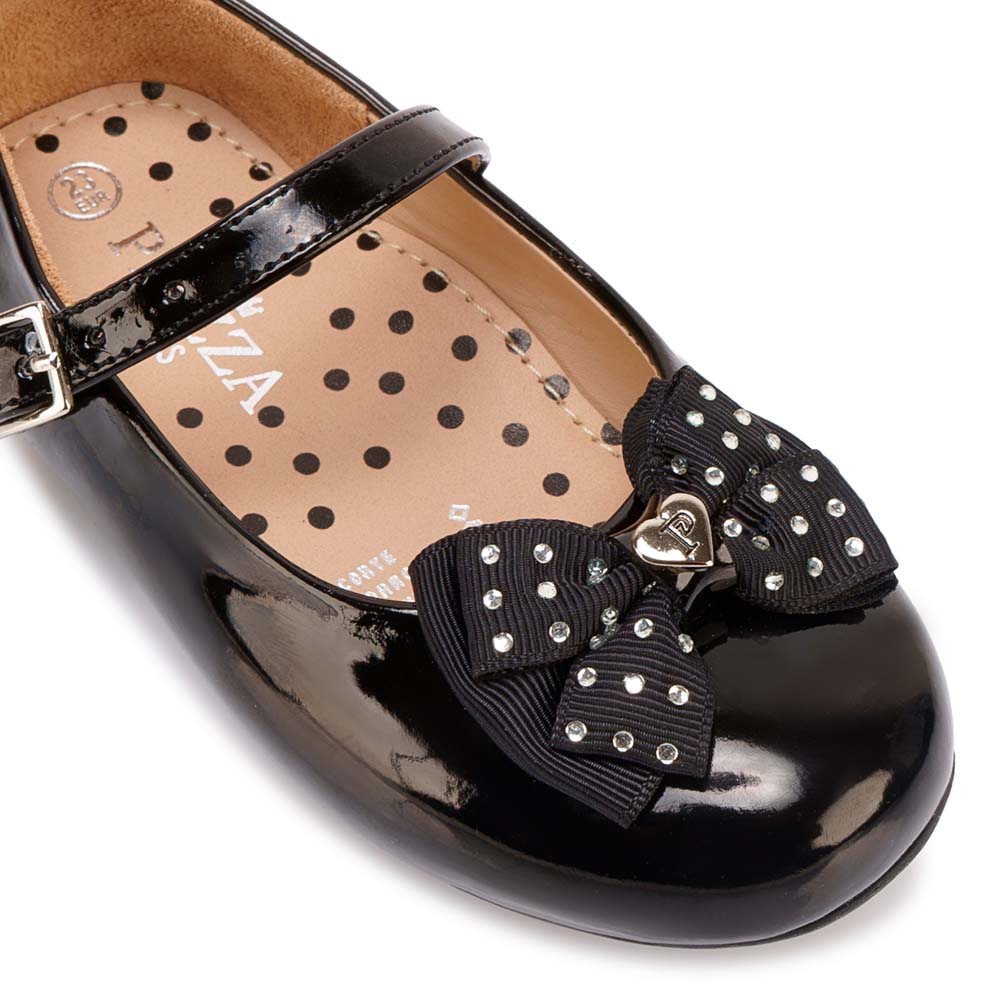 ZAPATO BALLERINA CASUAL MADIS-2610 NEGRO PIAZZA KIDS - 3