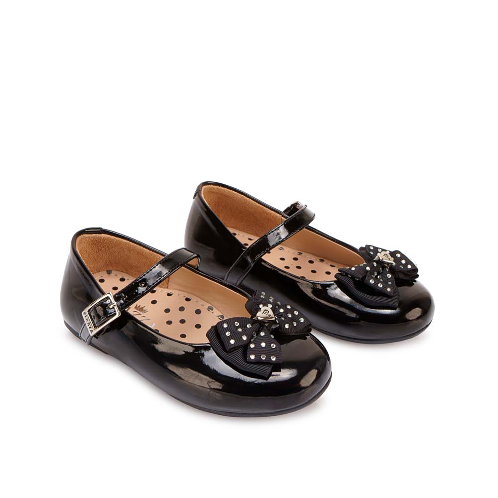 ZAPATO BALLERINA CASUAL MADIS-2610 NEGRO PIAZZA KIDS - 4