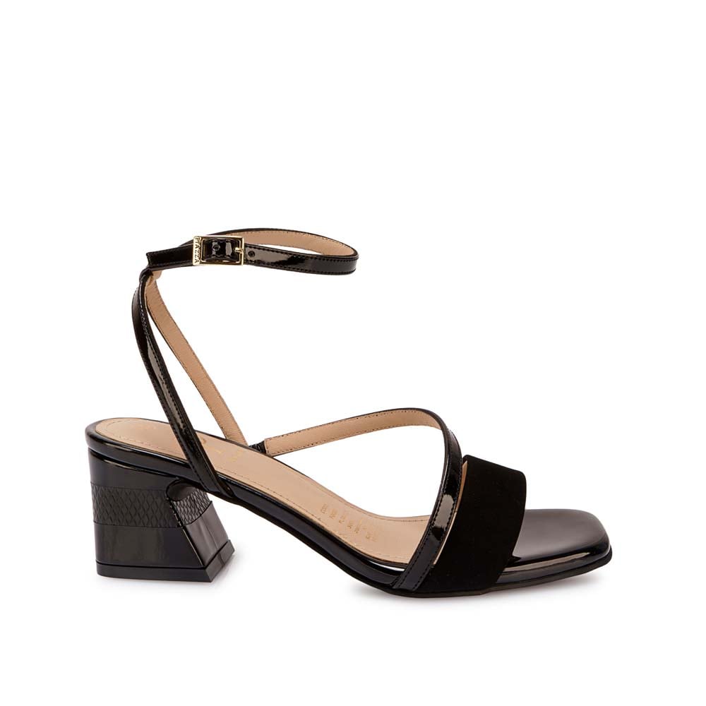 SANDALIA D'ORSAY CASUAL DON-2618 NEGRO PIAZZA - 1