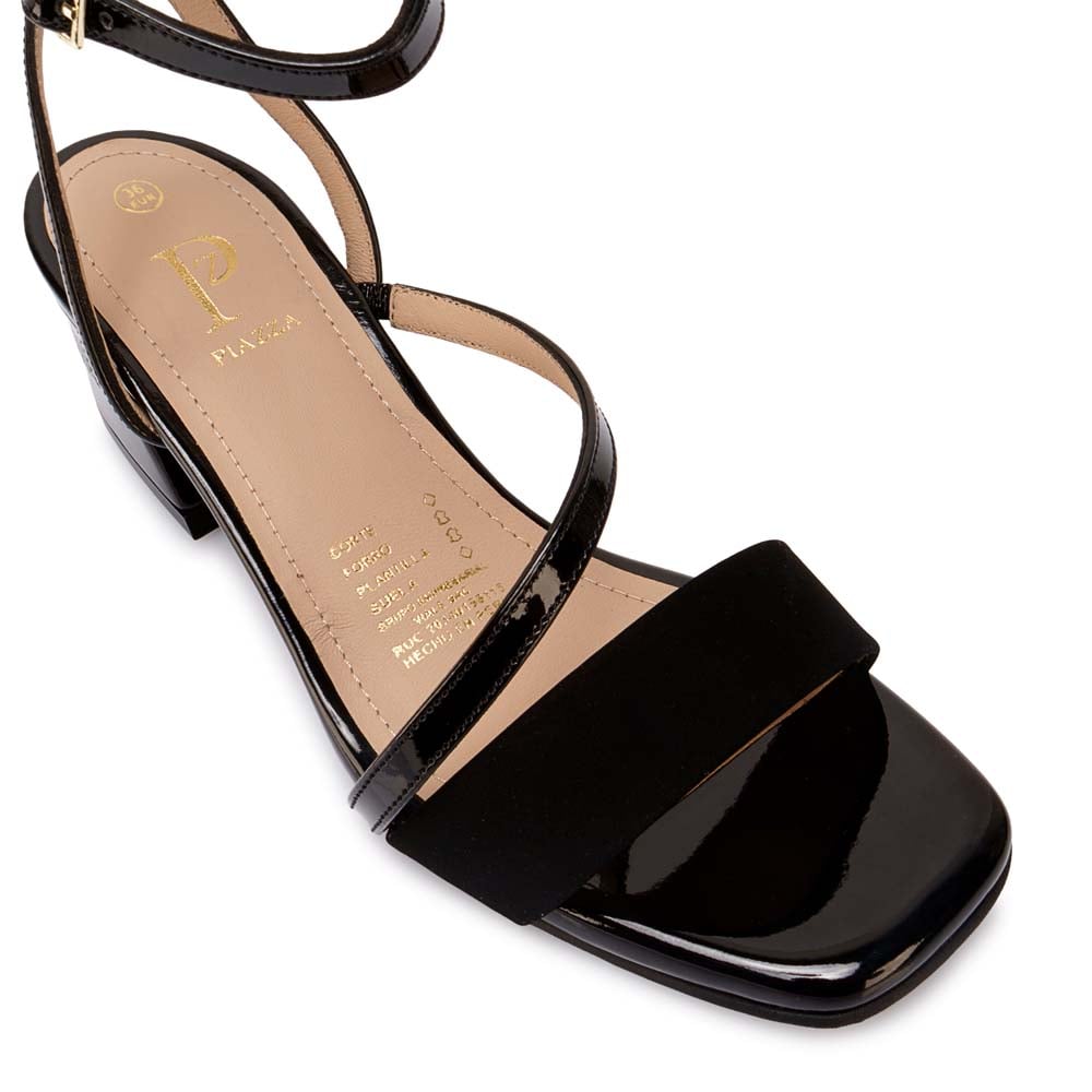 SANDALIA D'ORSAY CASUAL DON-2618 NEGRO PIAZZA - 3