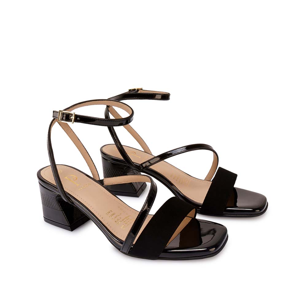 SANDALIA D'ORSAY CASUAL DON-2618 NEGRO PIAZZA - 4