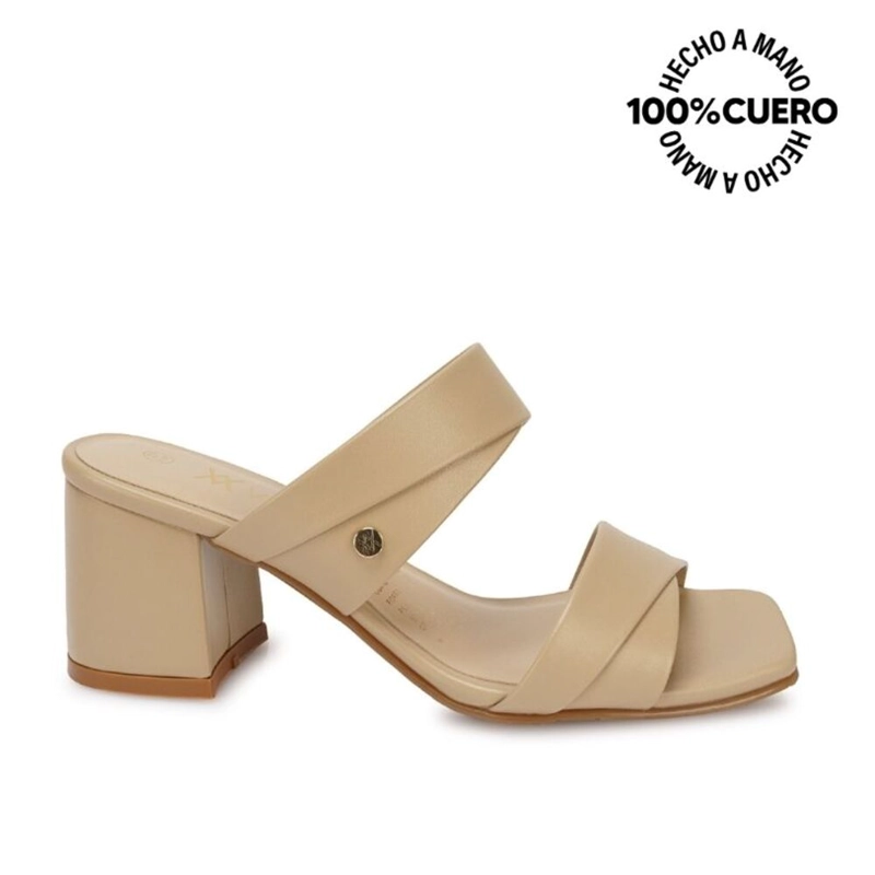 SANDALIA STRAP CASUAL TATI-2602 PELE VIALE CUERO - 1