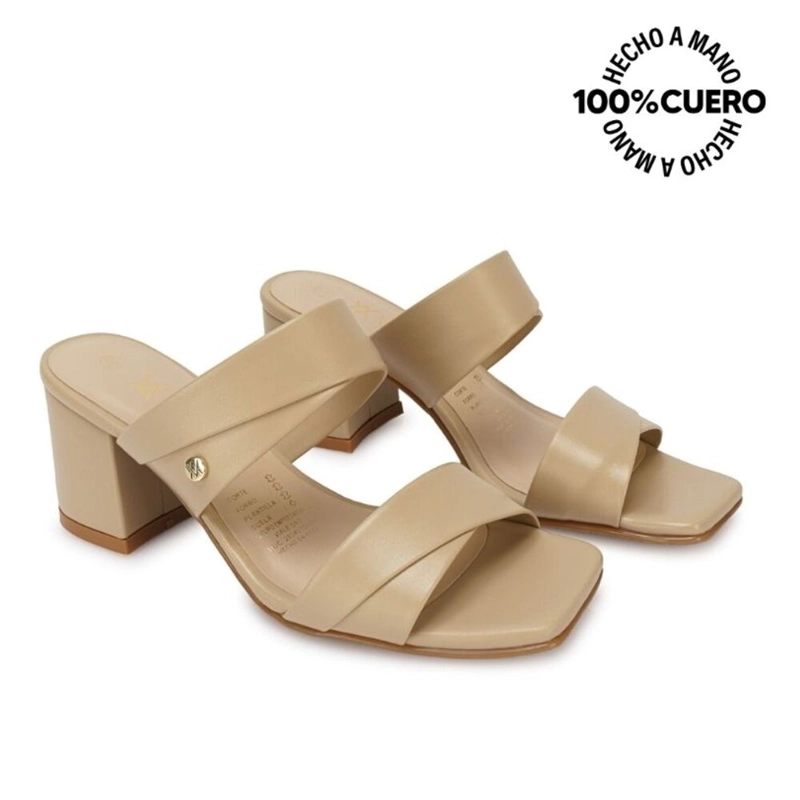 SANDALIA STRAP CASUAL TATI-2602 PELE VIALE CUERO - 4