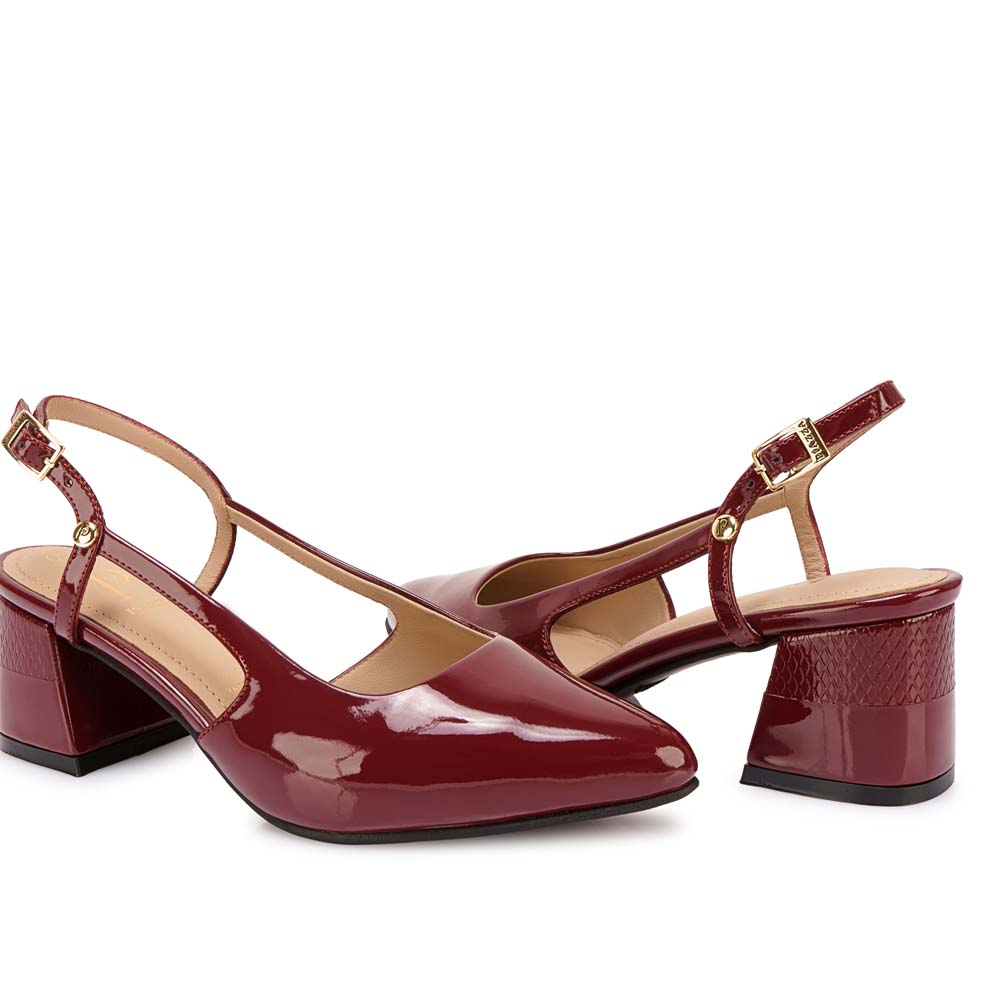 ZAPATO STILETTO CASUAL DON-2503 VINO PIAZZA - 2