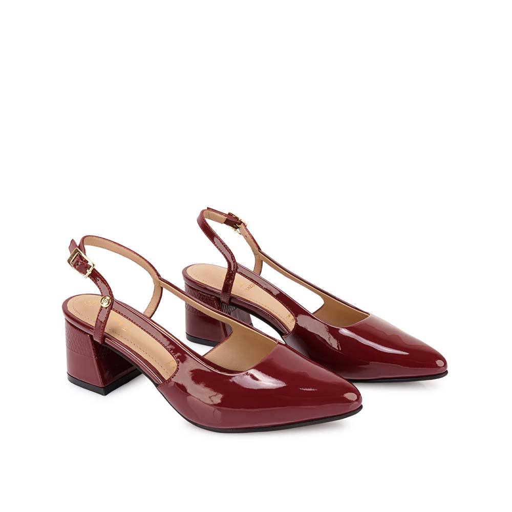 ZAPATO STILETTO CASUAL DON-2503 VINO PIAZZA - 4