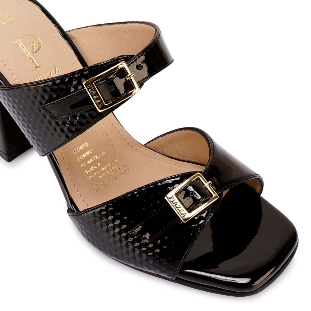 SANDALIA D'ORSAY CASUAL DON-2607 NEGRO PIAZZA - 3