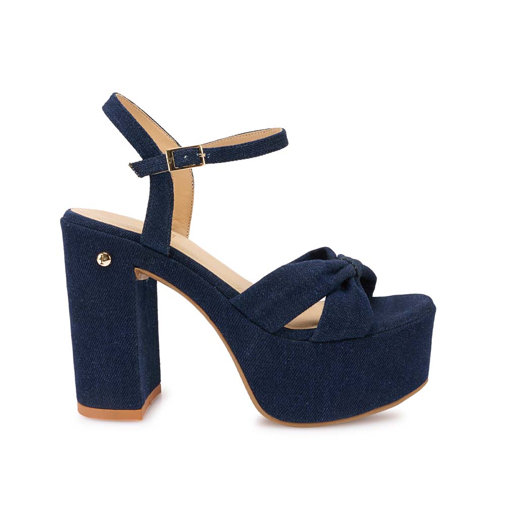 SANDALIA D'ORSAY CASUAL DEXA-2615 AZUL PIAZZA - 2