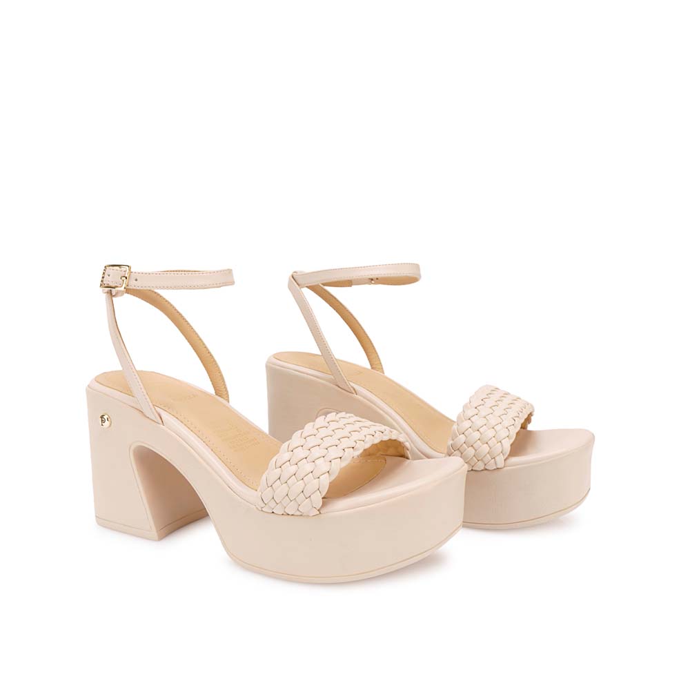 SANDALIA D'ORSAY CASUAL DEXA-2627 HUESO PIAZZA - 4