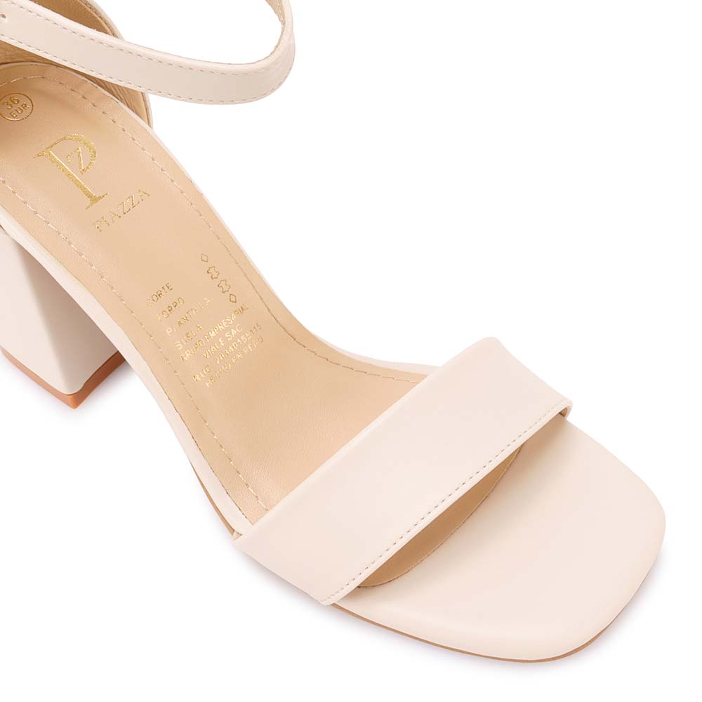 SANDALIA D'ORSAY CASUAL KATHE-2613 HUESO PIAZZA - 3