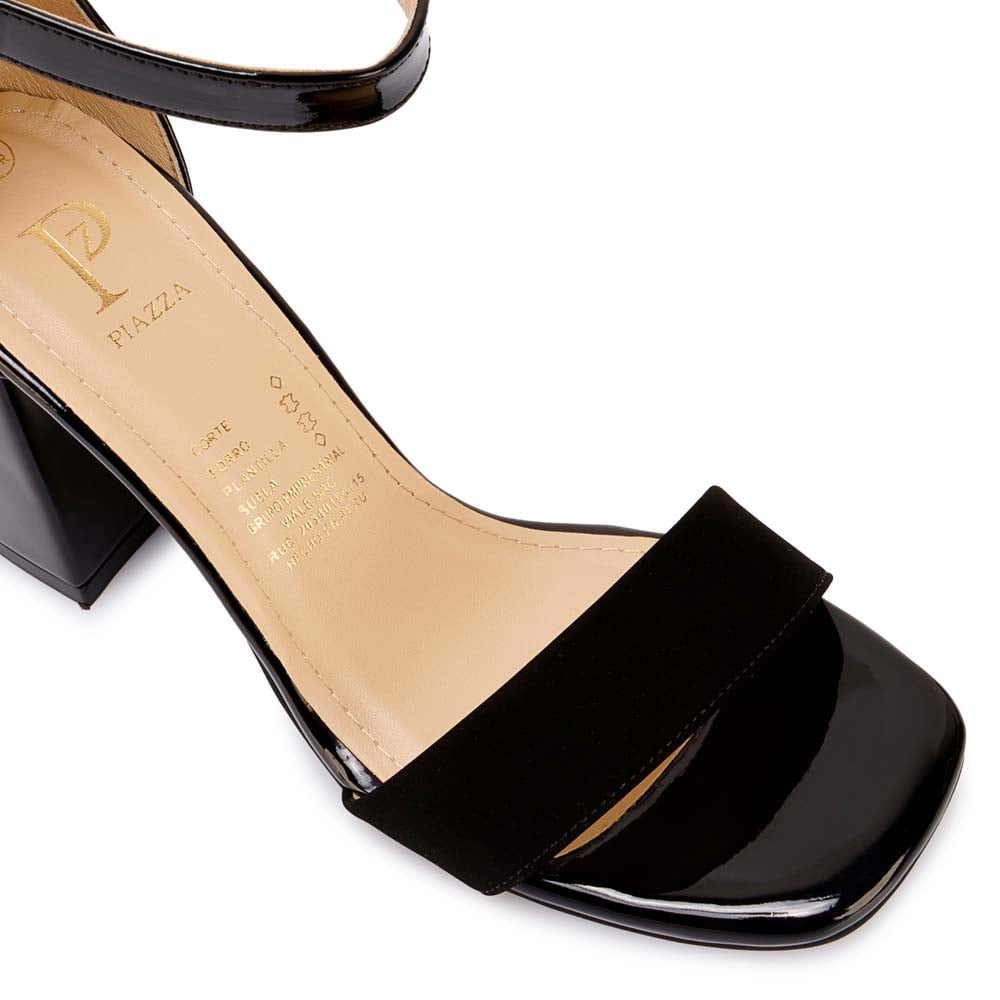 SANDALIA D'ORSAY CASUAL KATHE-2613 NEGRO PIAZZA - 3