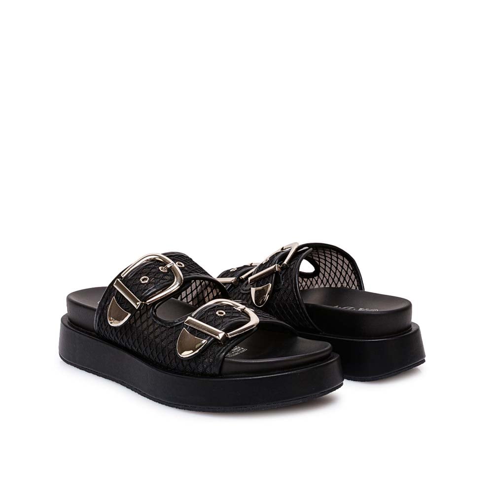 SANDALIA STRAP CASUAL ANA-2621 NEGRO ADV - 2