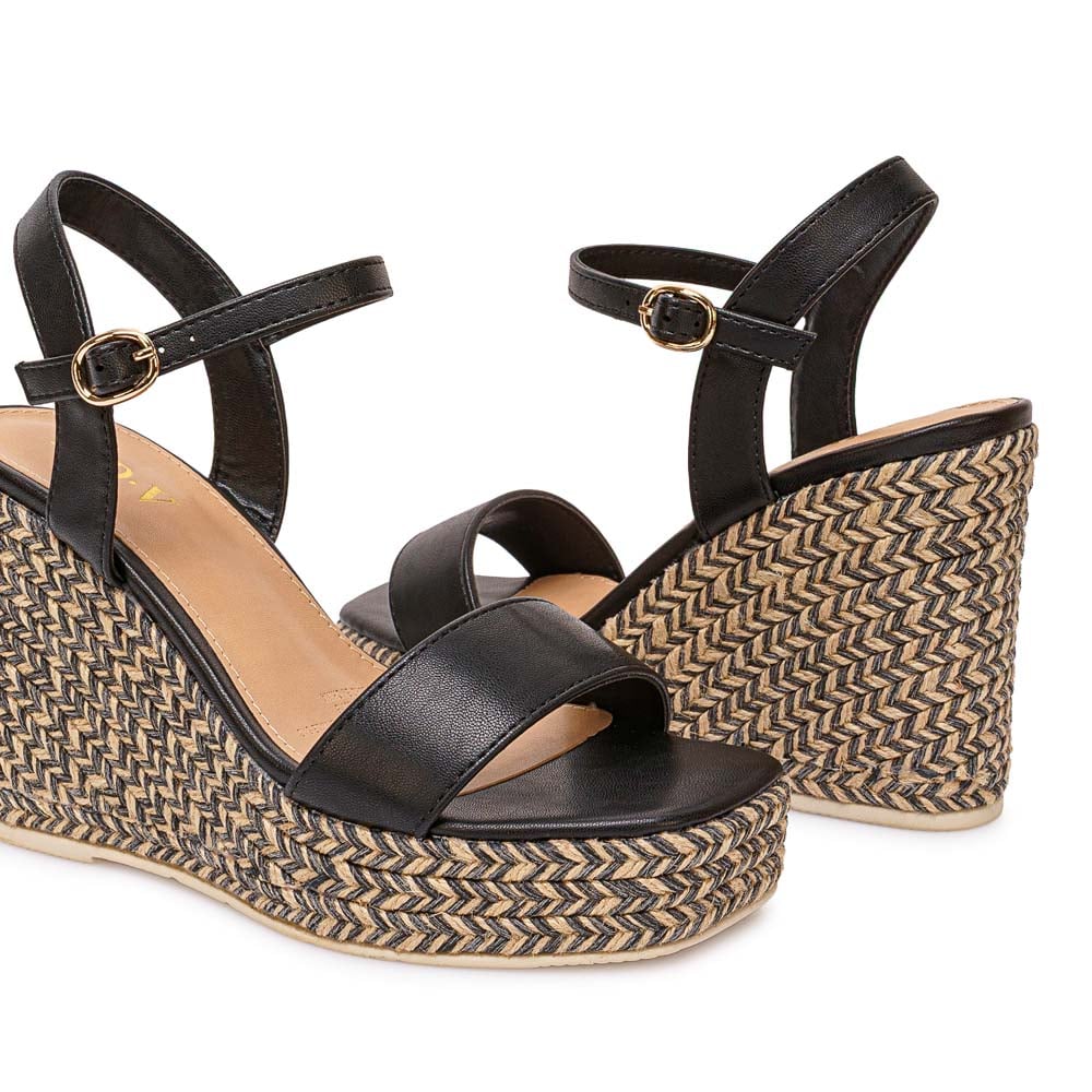 SANDALIA D'ORSAY CASUAL ANA-2632 NEGRO ADV - 2