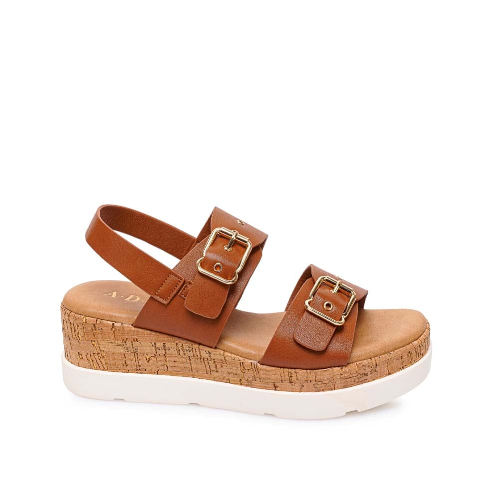 SANDALIA STRAP CASUAL ANA-2627 NATURAL ADV - 1