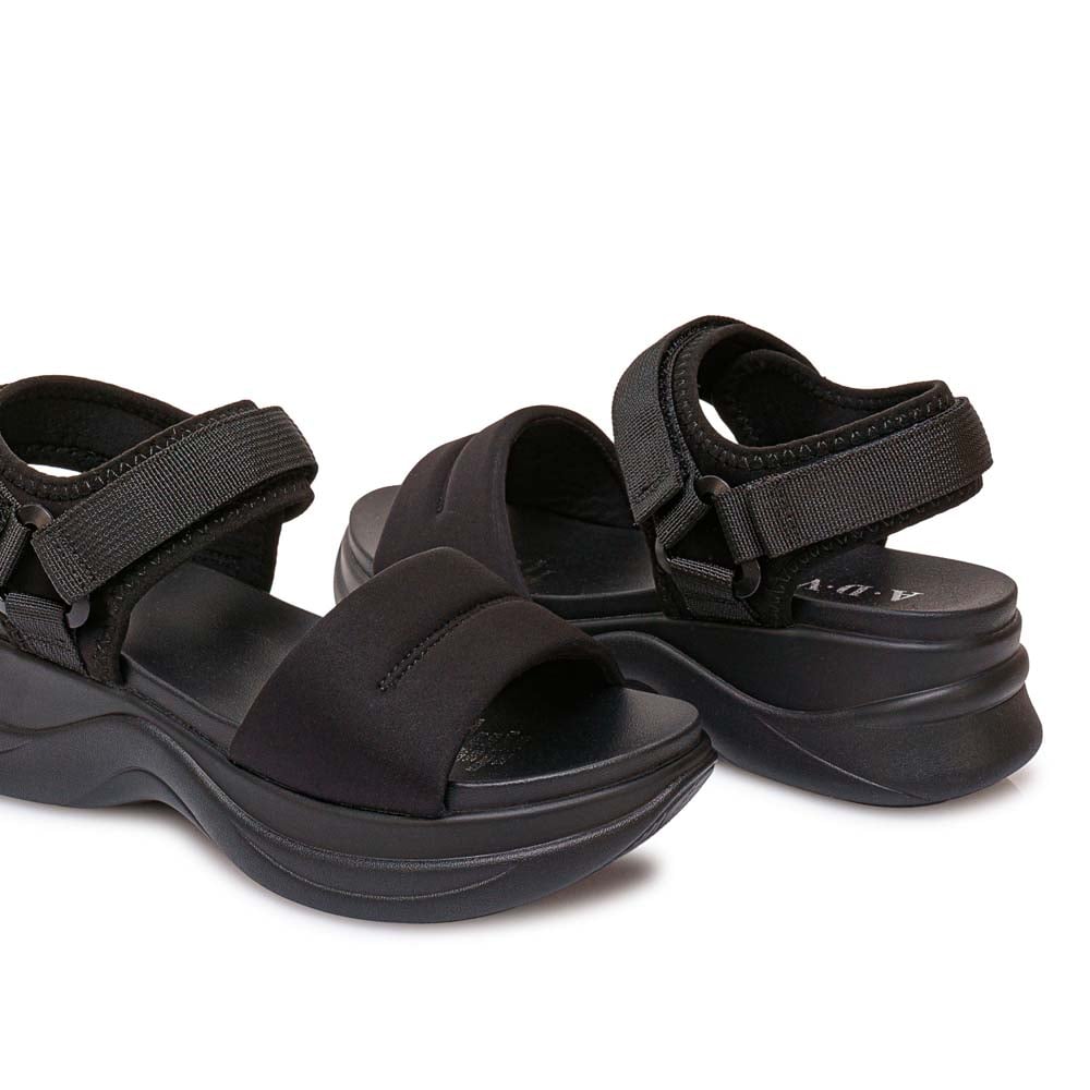 SANDALIA D'ORSAY CASUAL ANA-2619 NEGRO ADV - 2