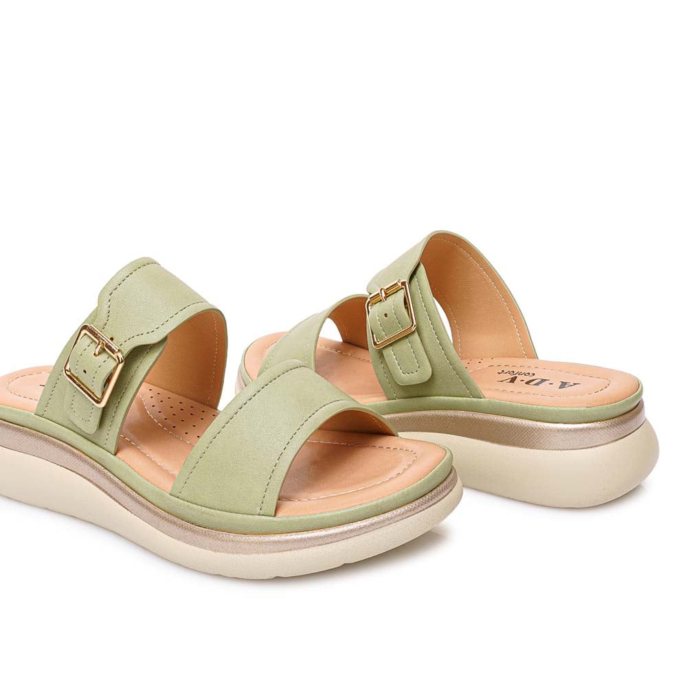 SANDALIA STRAP CASUAL ANA-2615 VERDE/MENTH ADV - 2