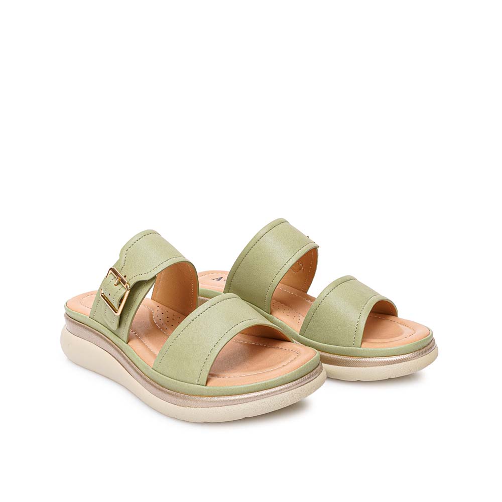 SANDALIA STRAP CASUAL ANA-2615 VERDE/MENTH ADV - 4