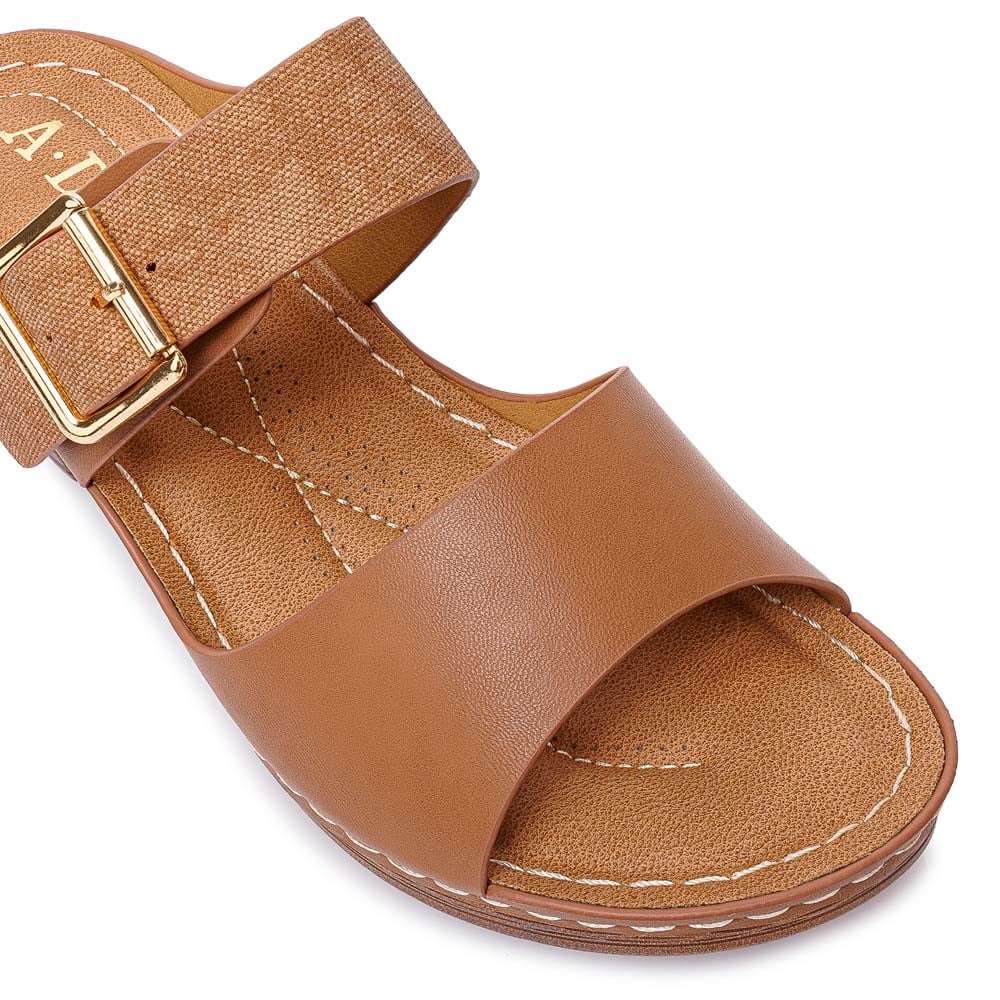 SANDALIA STRAP CASUAL ANA-2616 MOCCA ADV - 3
