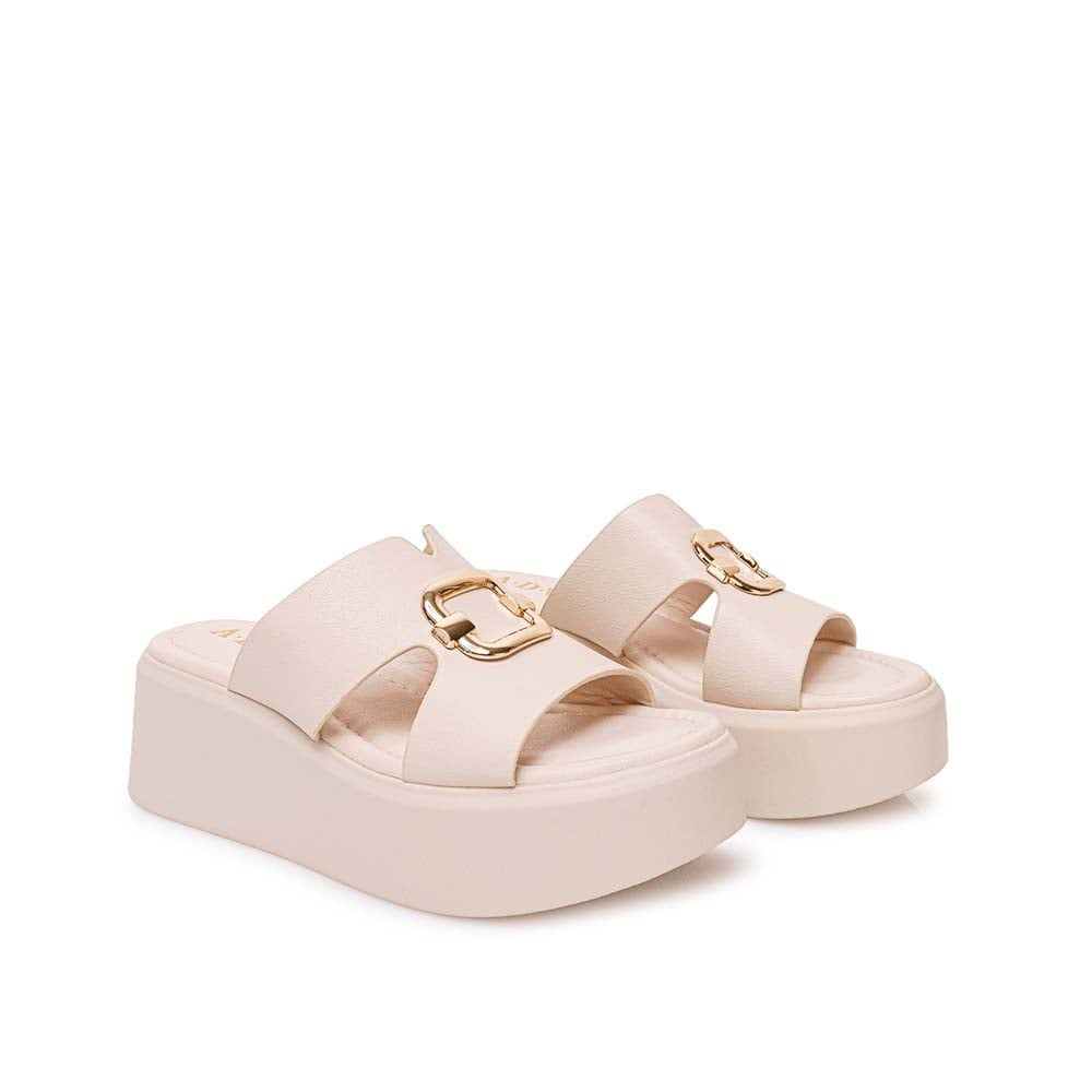 SANDALIA STRAP CASUAL ANA-2602 HUESO ADV - 4