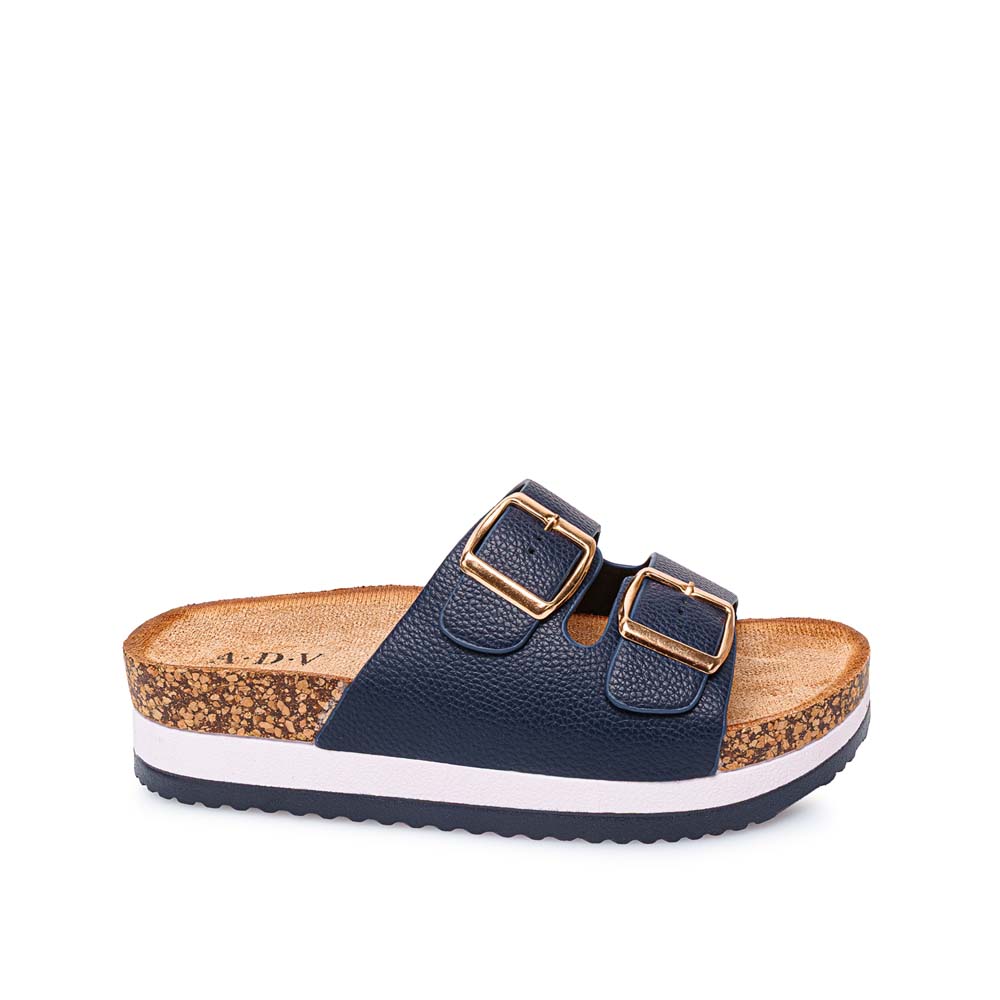 SANDALIA SLIDE CASUAL ANA-2521 PATRIO/BLUE ADV - 1