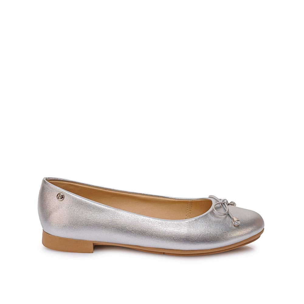 ZAPATO BALLERINA CASUAL ALAY-2606 PLATA PIAZZA - 1