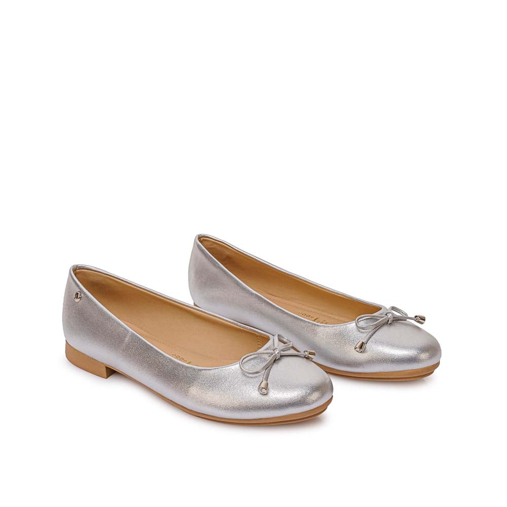 ZAPATO BALLERINA CASUAL ALAY-2606 PLATA PIAZZA - 4