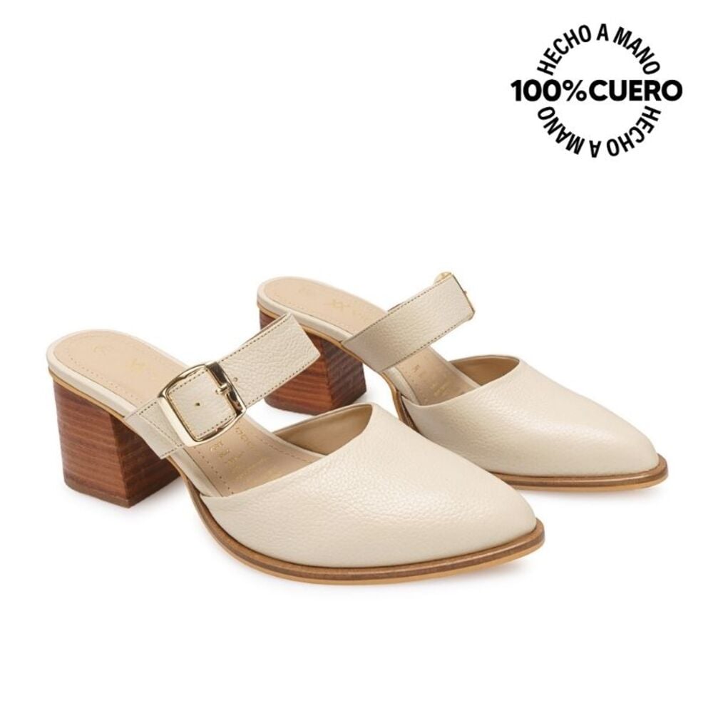 ZAPATO SUECO CASUAL GISE-2501 VAINILLA VIALE - 4